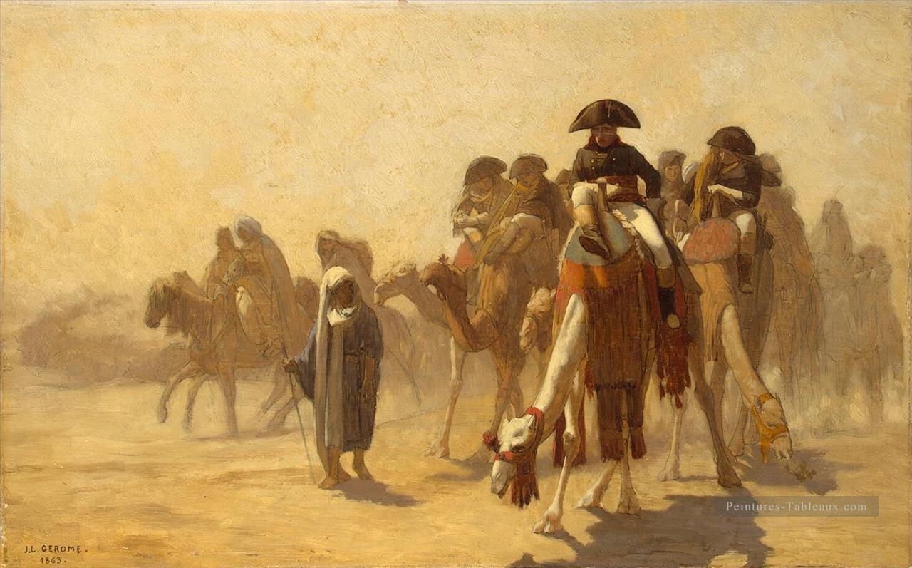 Napoléon et son état major général en Egypte Arabe Jean Léon Gérôme Peintures à l'huile